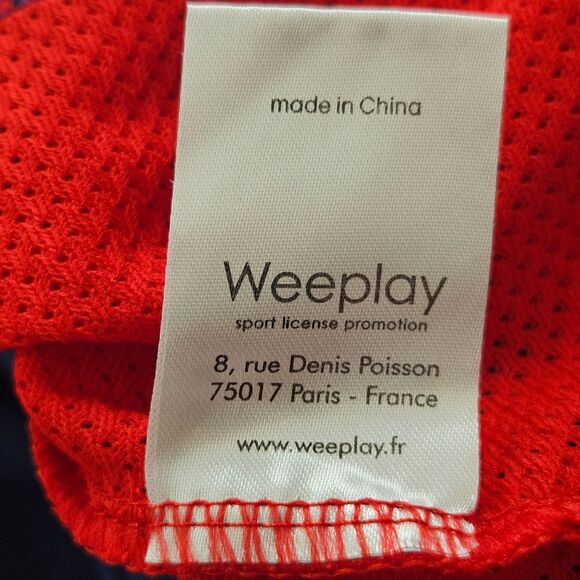 SAINT GERMAIN PARIS Blue Red Athletic Soccer Shirt Mens MEDIUM - Picture 7 of 8